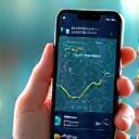 Application mobile montrant le suivi d'un colis